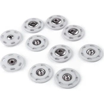 Knoflík Designové patentky / druky Ø25 mm, barva 4 šedá nejsvětlejší