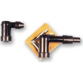 Zapalovací a žhavicí svíčka V PARTS (VICMA) fajfka na zapalovací svíčky, úhel 90°, závit ŚWIECY 14mm, připojení závit, materiál pouzdra ebonitová, barva fajfky černá (524) (V PARTS (VICMA) fajfka na zapalovací svíčky, úhel 90°, závit ŚWIECY 14mm, připojení závit, materiál pouzdra)