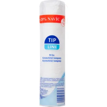 Kosmetický tampón Tip Line odličovací tampony 84 ks