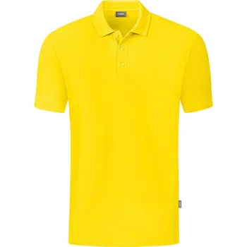 Pánské tričko JAKO Triko s límečkem ORGANIC vel. 164, žlutá