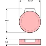 TRW Sada brzdových destiček, parkovací brzda GDB272