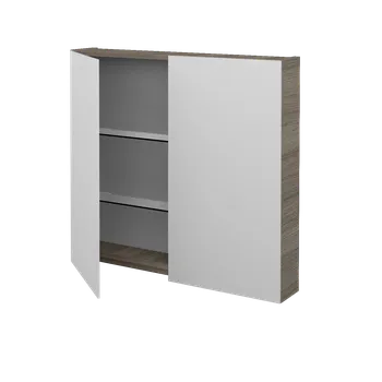 Koupelnový nábytek Dřevojas Dvoudveřová galerka PREMIUM GA2E 80 - D03 Cafe