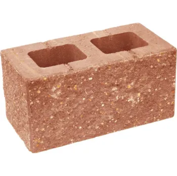 Zahradní obrubník Tvárnice CS-BETON CSBlok třístranně štípaná sloupek 40x20x20 cm červená