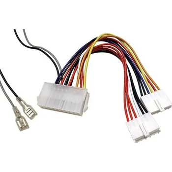 Kabel do PC InLine Napájecí redukce ATX 20 pinů - AT P8/P9, kontakty pro vypínač, 20/80cm (26641S) - 11.42.1102