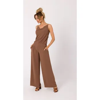 Dámský kostýmek Letní overal MOE M737 hnědý EU velikost: S