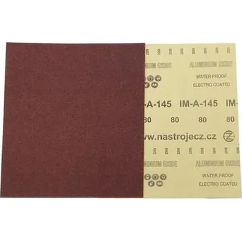 Příslušenství k nářadí NÁSTROJE CZ Brusný papír 230x280mm zrnitost 40 pro ruční i strojní broušení dřeva a&nbsp;laků - IM-A-145-040