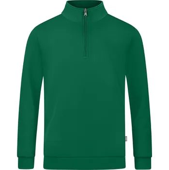 Pánská mikina JAKO Mikina kr. zip Organic vel. 3XL, zelená