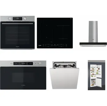 Set domácích spotřebičů WHIRLPOOL OMK58CU1SX + WHIRLPOOL WL B8160 NE + WHIRLPOOL WHBS 62F LT K + WHIRLPOOL MBNA910X + WHIRLPOOL WIC 3C33 PFE + WHIRLPOOL ART 66112