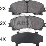 A.B.S. Sada brzdových destiček, kotoučová brzda 35062
