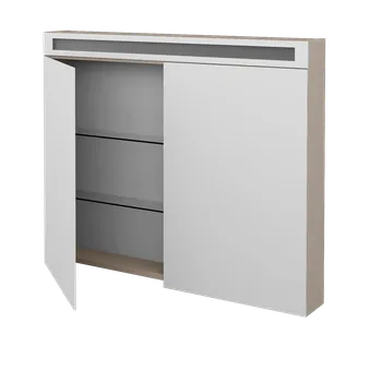 Koupelnový nábytek Dřevojas Dvoudveřová galerka AIR GA2OE 100 - N07 Stone