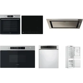Set domácích spotřebičů WHIRLPOOL OMK58CU1SX + WHIRLPOOL WL S7260 NE + WHIRLPOOL WCT3 64 FLB X + WHIRLPOOL MBNA910X + WHIRLPOOL WBC 3C34 PF X + WHIRLPOOL WHC18 T311
