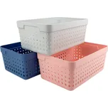 Plast Team Košík Seoul 23,8 x 15,8 x v.10 cm bílý