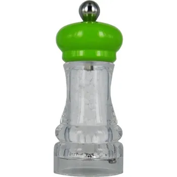 Kuchyňský mlýnek de Buyer HIP HOP mlýnek na sůl 11 cm, transparentní zelený | D-S386-118335