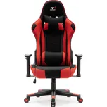 Herní židle k PC Sracer R6 s područkami nosnost 130 kg černá-červená