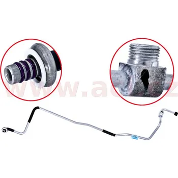 Ventil klimatizace 01-05 hadice klimatizace (mezi vysoušečem a expanzním ventilem, pro vozidla se 2 výparníky) do VIN 7M-5-025 000