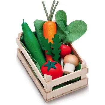 Dřevěná hračka Erzi - Německo Set potravin malý zelenina
