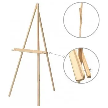 Malířský stojan Výstavní stojan bukový malý 125cm (Výstavní stojan bukový malý 125cm)