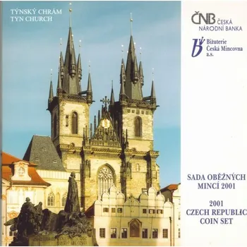 Sada oběžných mincí České republiky 2001 - Týnský chrám