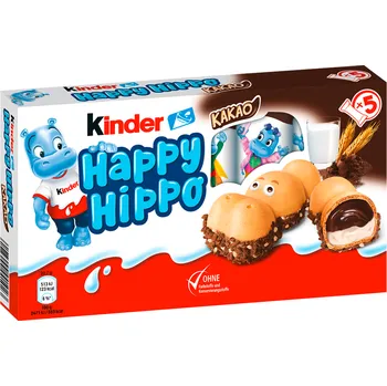 Cukrovinka Ferrero kinder Happy Hippo kakao 5ks, 103g