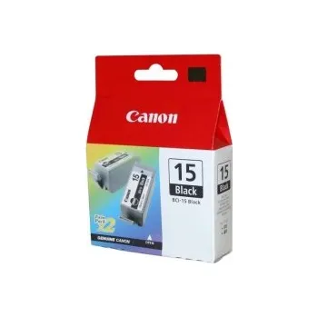 Canon BCI-15BK Black Twinpack 8190A002 - originální CANON 8190A002