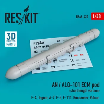 Plastikový model Reskit 1/48 AN / ALQ-101 ECM pod short