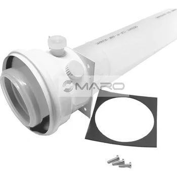 Kouřovod Brilon Serio Adaptér kotlový pro koaxiální připojení, plech/plast, 80/125 mm, 52105121