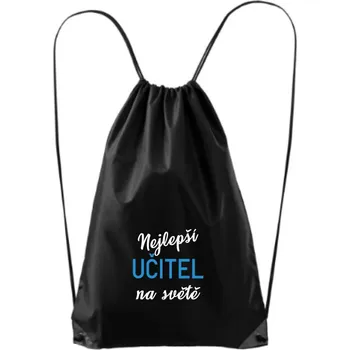 Sportovní vak trend-design.cz Batůžek Nejlepší učitel na světě Barva textilu: Černá