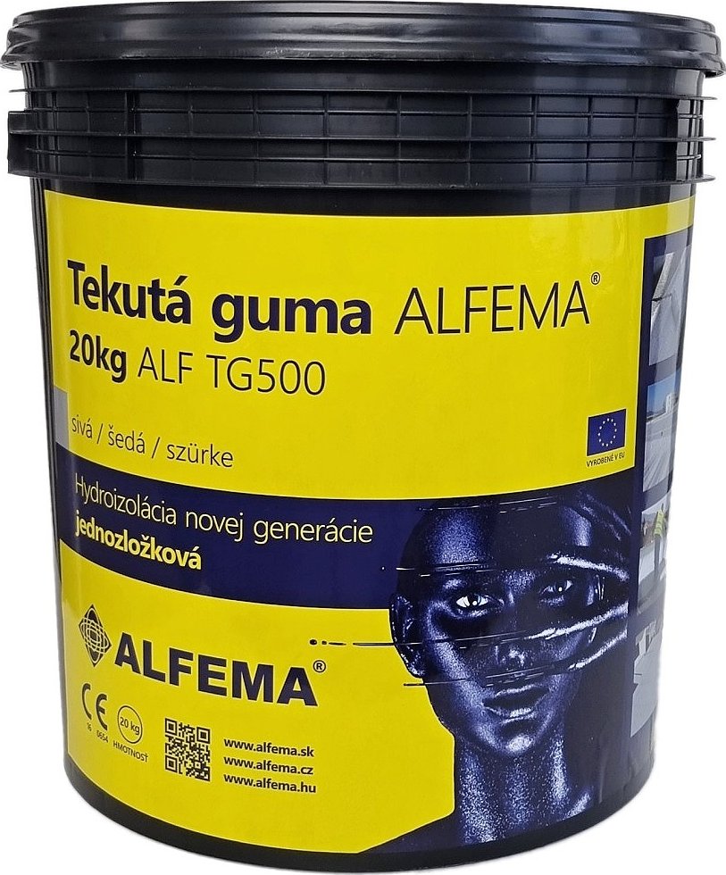 Tekutá guma ALFEMA TG500 šedá 20 kg (hydroizolace Tekutá guma)
