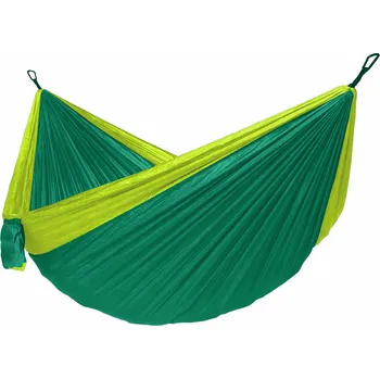 Houpací síť Hamaka Houpací síť pro dva Camping zelený