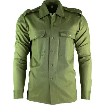 Pánská košile Košile Maďarská Armáda OLIV (Maskáčové a vojenské košile. Vyrobena z materiálu kombinace BA + PES.)