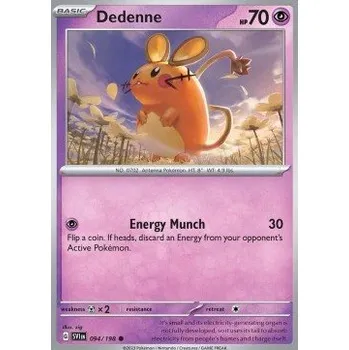 Volný čas Pokémon SV1en 094/198 Dedenne - Scarlet & Violet Stav: Near Mint, Verze: NORMAL