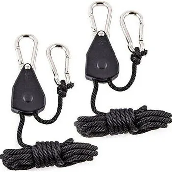 Osvětlení pro růst rostliny Rope Ratchet Heavy Weight závěsný systém,2ks ,až 130 kg