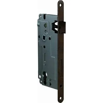zadlabací zámek AGB - Zámek na dveře F18 - PZ PZ otvor pro vložku, 90 mm OGS - Bronz česaný matný