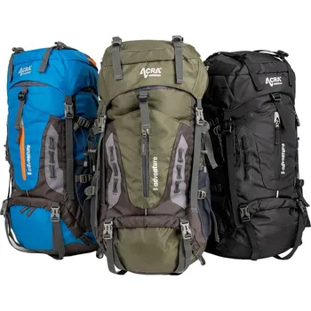 Outdoorové zavazadlo Turistický batoh pro náročnou turistiku ACRA BA 60 l modrý