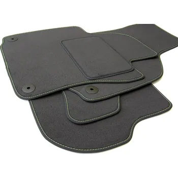 autokoberec Textilní autokoberce Volvo C30 (2006 - 2012) s fixací - Standard Červená nit