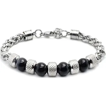 Náramek Náramek z chirurgické oceli onyx 7116200000