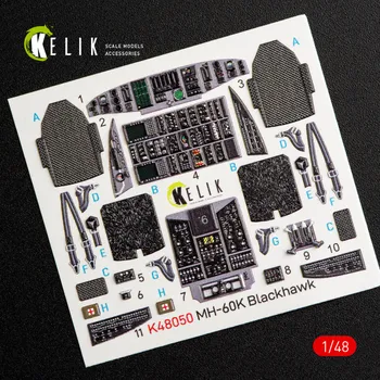 Plastikový model Reskit 1/48 MH-60K 'Black Hawk' interior 3D (ITAL)