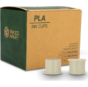 INKED ARMY PLA INK CUPS - Kompostovatelné a biologicky rozložitelné kalíšky :: 17mm - 350ks