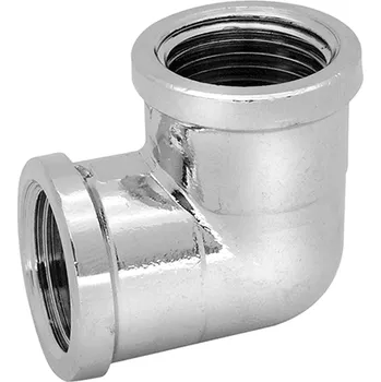 Fitinka Slovarm - Koleno F/F, chrom KE-505 Cr D: G 3/4, Dimenzia: DN20, L±1 (mm): 30