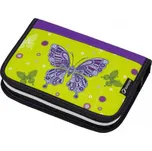 Bagmaster školní penál CASE ALFA 8 A Green/Violet/Pink