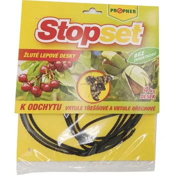 RC náhradní díl STOPSET desky žluté 20x20 cm vrtule 4 ks