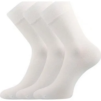 Pánské ponožky Lonka Dypak Modal Unisex společenské ponožky - 3 páry BM000000573900102366 bílá 43-46 (29-31)