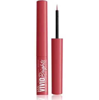 Oční linky NYX Professional Makeup Vivid Brights tekuté oční linky odstín 04 On Red 2 ml