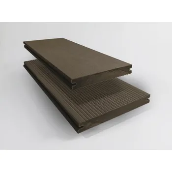 Terasové prkno Terasové prkno Twinson massive 9360, rozměr 140*20*6000mm - odstín 503 lískový ořech Objednat délku: 4000mm