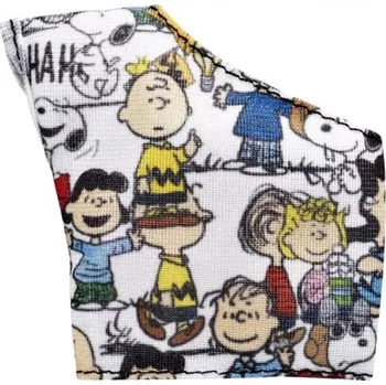 Doplněk pro panenku Mattel Barbie PEANUTS Top bíly s potiskem, FPW51