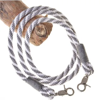 Hobby horsing Hobby Horse - otěže proužek stříbrné