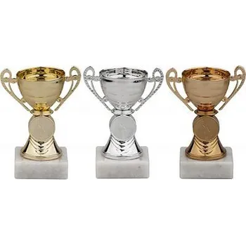 Sada barevných pohárů - kalich s uchy - Barva: Bronzová Text: Žádný Výška: 12cm