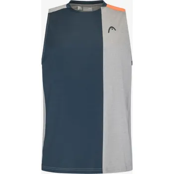 Pánské tričko Pánské polotričko Head PADEL TANK TOP MEN Barva: šedo-oranžová, Velikost: XXL