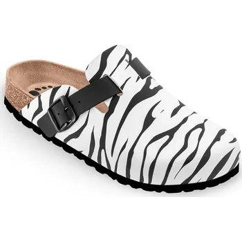 Dámská obuv Obuv zdravotní FORcare 102066 bílá potisk zebra Velikost: 41