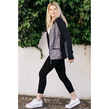 Dámské legíny dámské černé 7/8 legíny